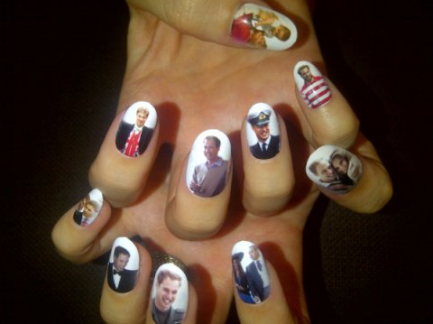 royal wedding nails. My royal NAILS! CONGRATS!”