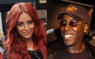 Arsenio Hall and Aubrey O'Day