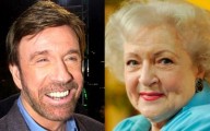 Chuck Norris and Betty White