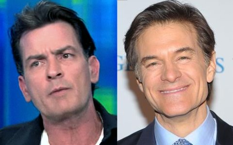 Charlie Sheen and Dr. Oz