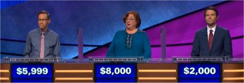 Final Jeopardy (1/2/2018) Nick Spicher, Saralee Etter, Olev Jaakson