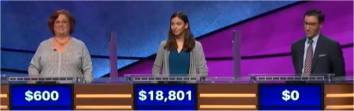 Final Jeopardy (1/3/2018) Saralee Etter, Steph Bundy, Michael Shockley