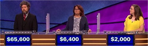 Final Jeopardy (10/2/2017) Austin Rogers, Bonnie Leih, Veryl Gambino