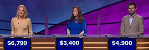 Final Jeopardy (10/24/2017) Nan Bauer, Kristina Witzling, Rod Swain