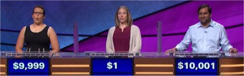 Final Jeopardy (10/27/2017) Erica Irving, Anand Kandaswamy, Ashley Phillips