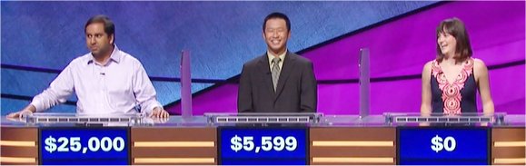 Final Jeopardy (10/30/2017) Anand Kandaswamy, Morgan Hanson, Charles Yu