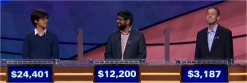 Final Jeopardy (11/15/2017) Alan Lin, Pranjal Vachaspati, Tim Aten