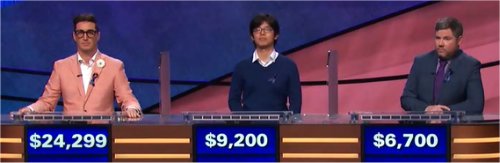 Final Jeopardy (11/17/2017) Buzzy Cohen, Alan Lin, Austin Rogers