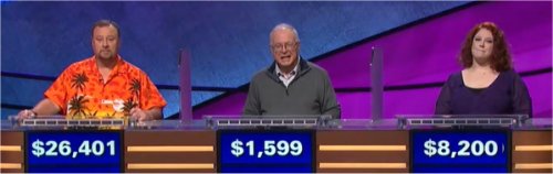 Final Jeopardy (11/27/2017) Marcus Gresham, Hilary Fried, Caity Willox