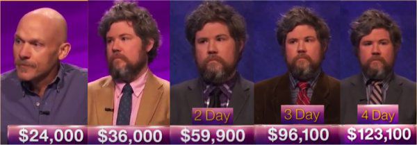 Jeopardy! champs for the week of September 25, 2017