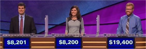 Final Jeopardy (1/19/2017) John Avila, Rachel Bauman, Neil Uspal