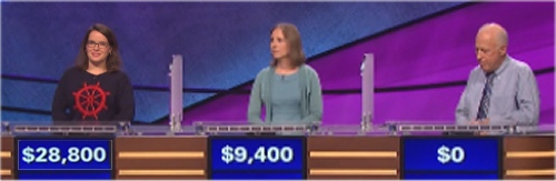 Final Jeopardy (10/14/2016) Susan Cole, Jerry Castro, Keely Walker