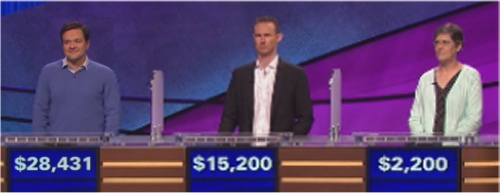 Final Jeopardy (10/18/2016) Shannon Dillmore, Jeremy Zarowitz, Anne Exler