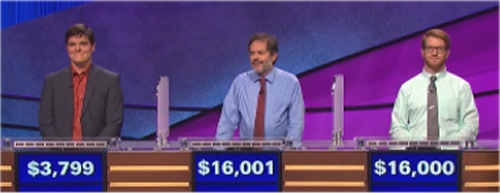 Final Jeopardy (10/27/2016) George Stuart, P.J. Molski, Ken Hirsh