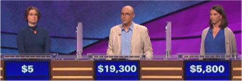 Final Jeopardy (10-7-2016) Sarah Flamini, Nate Ross, Bryn Keating