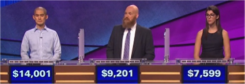 Final Jeopardy (11/24/2016) Andrew Lee, Jay Johnson, Lexie Gagliardi