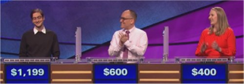 Final Jeopardy (11/28/2016) Justin Bender, Hobie Barnes, Allison Totura