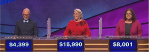 Final Jeopardy (11/7/2016) Chuck Dunn, Georjean McKeeman, Kat Lewin