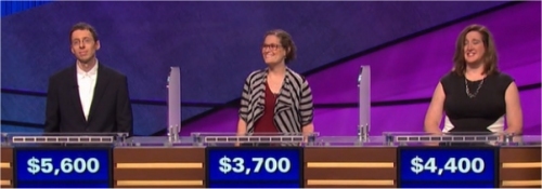 Final Jeopardy (12/12/2016) Tim Aten, Amy Young, Bridget McNulty