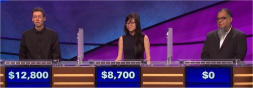 Final Jeopardy (12/5/2016) Tim Aten, Yi Deng, Matthew Martinez
