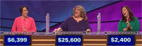 Final Jeopardy (2/7/2017) Jill Rausch, Jody Jabbora, Lauren Michniacki