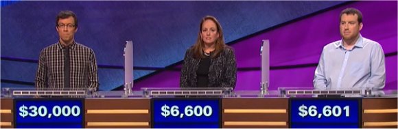 Final Jeopardy (3/15/2017) Grant McSheffrey, Elisabeth Lancaster, Brendon Stanton