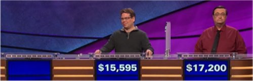 Final Jeopardy (3/21/2017) Rebecca Wald, Adam Weissengruber, Kevin Shrum