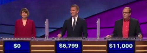 Final Jeopardy (3/24/2017) Stephanie Garrone-Shufran, Jon Beebe, Robert Weibezahl