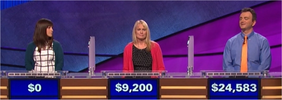 Final Jeopardy (3/7/2017) Alison Maguire-Powell, Shawn Friend, Todd Defilippi
