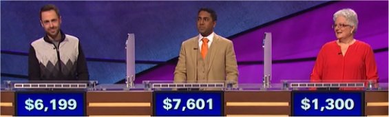 Final Jeopardy (4/20/2017) Emmett Robinson, Nilanka Seneviratne, Joanne Huether