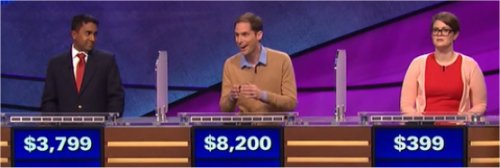 Final Jeopardy (4/21/2017) Nilanka Seneviratne, David Rigsby, Meghan Phillips