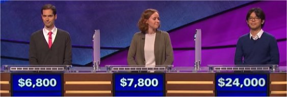 Final Jeopardy (4/24/2017) David Rigsby, Emma Florio, Alan Lin