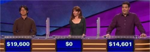 Final Jeopardy (4/27/2017) Alan Lin, Jennifer Fuquay, Troy Steinmetz