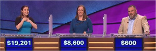 Final Jeopardy: Ellen Corrigan, Siobhan Quinlan and Luke Hales (7-15-16)