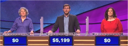 Final Jeopardy featuring Liz Hedreen, TJ Bateman and Julie Vazquez-Souza