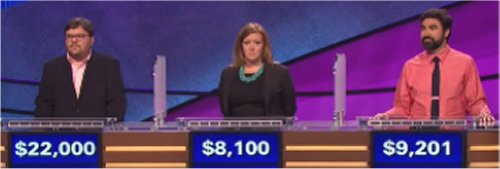 Final Jeopardy (9-22-2016) Seth Wilson, Kellyn Johnson and Ryan Mill