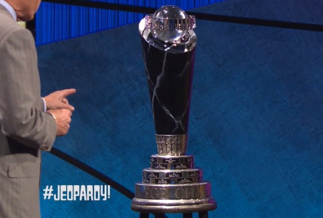 Jeopardy! College Championship trophy