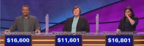 Final Jeopardy Results for January 28, 2016