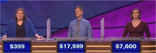 Final Jeopardy Results for Friday, March 18, 2016