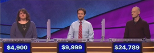 Final Jeopardy Results for 3/7/16