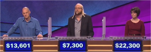 Final Jeopardy Results for Tuesday, March 8, 2016