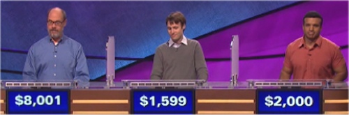 Final Jeopardy Results for Friday, April 1, 2016