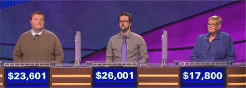 Final Jeopardy Results for Tuesday, April 12, 2016