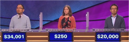 Final Jeopardy results for Friday, April 22, 2016