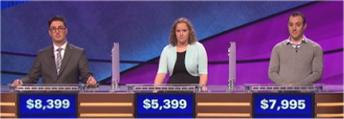 Final Jeopardy Results for Wed, April 27, 2016