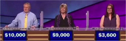 Final Jeopardy (5/18/2017) David Clemmons, Nan Cohen, Mary Parker