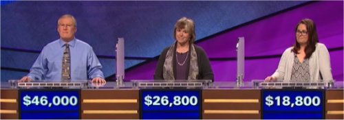 Final Jeopardy (5/19/2017) David Clemmons, Nan Cohen, Mary Parker