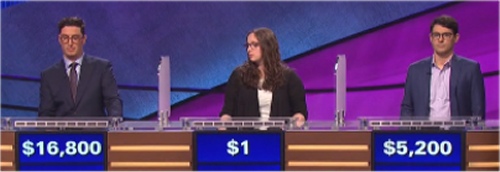 Final Jeopardy results for Thursday, May 26, 2016