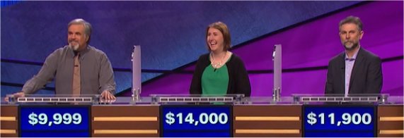 Final Jeopardy (5/30/2017) Jon Groubert, Kerry Benn, Rand Wise