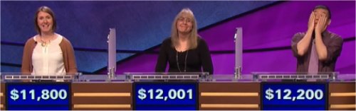 Final Jeopardy (5/31/2017) Kerry Benn, Lisette Pringle, Joe Nguyen